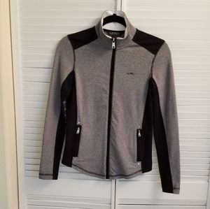 Lauren RL Full zipper mock neck colorblock jacket